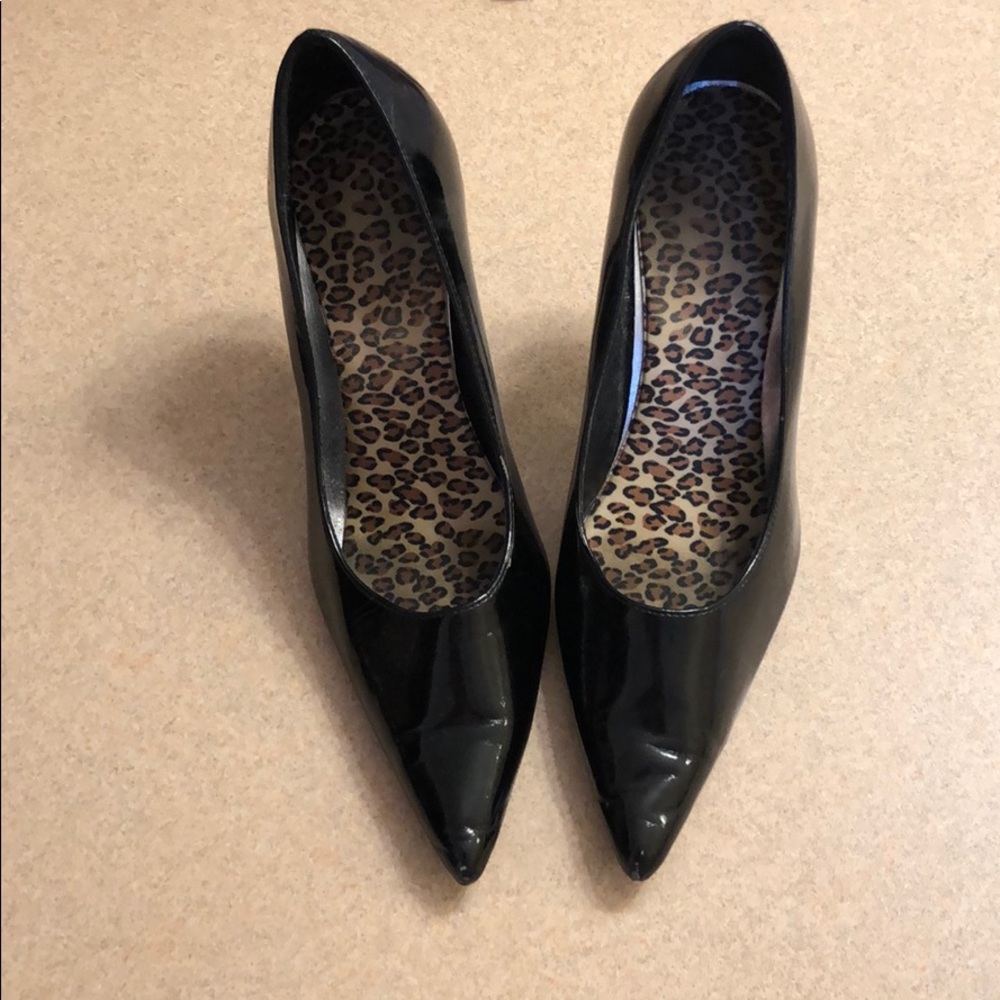 Black stiletto heels